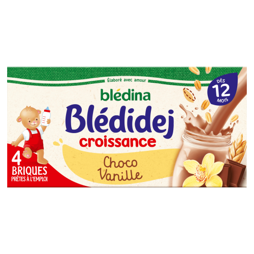 Sữa Bledina Blédidej 12m+ (Choco,vani)(250mlx4)
